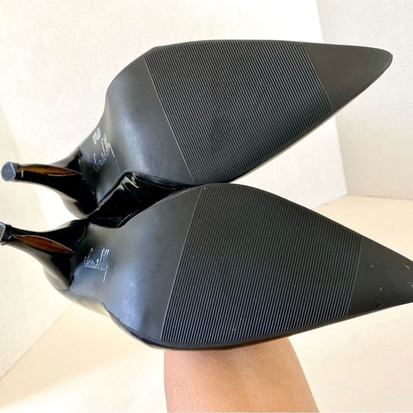 NWOT — Sam & Libby SLORRAZIO Black Retro Pumps Size 10 — Y2K - Picture 11 of 14